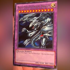 Yugioh Rare Blue Eyes Ultimate Dragon Card